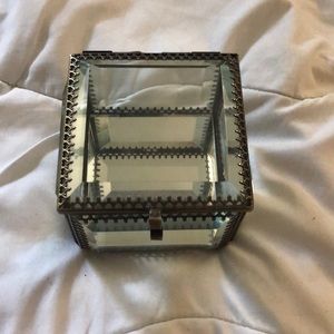 Nicole Miller glass jewelry holder